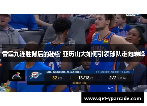 雷霆九连胜背后的秘密 亚历山大如何引领球队走向巅峰